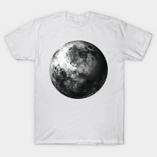 Super Moon, Crescent Full Moon Astrology Goth Art T-Shirt